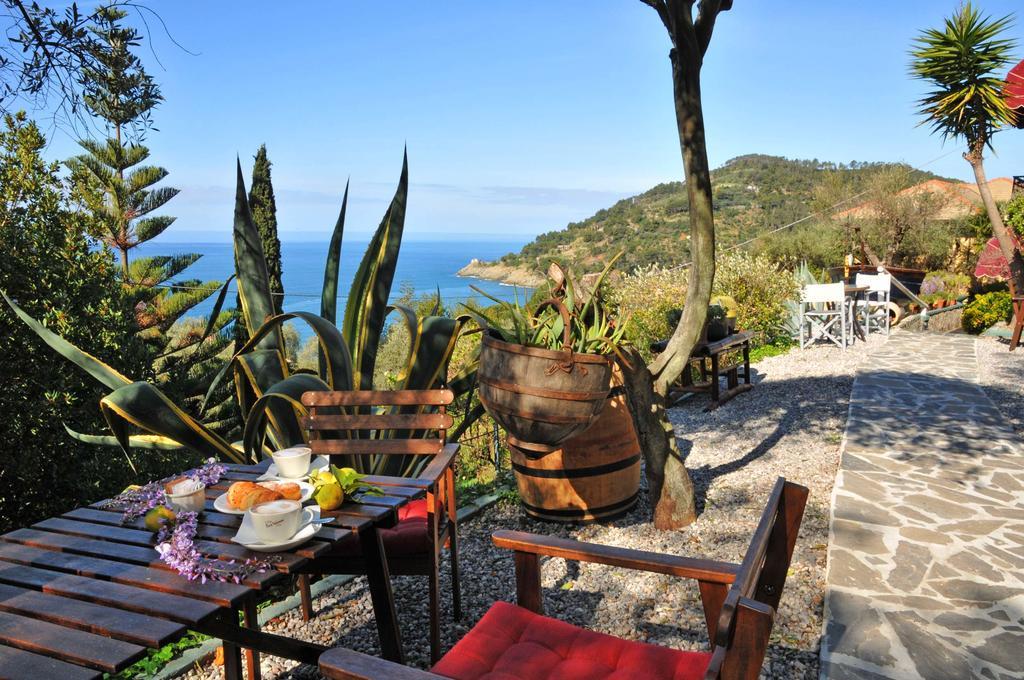 Hotel Villa Belvedere Bonassola Bagian luar foto