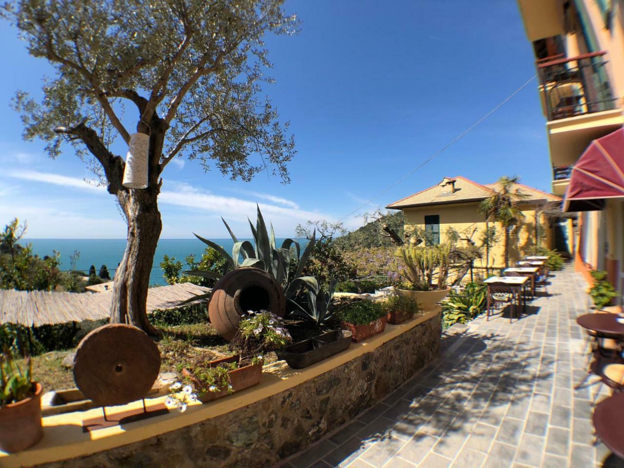 Hotel Villa Belvedere Bonassola Bagian luar foto