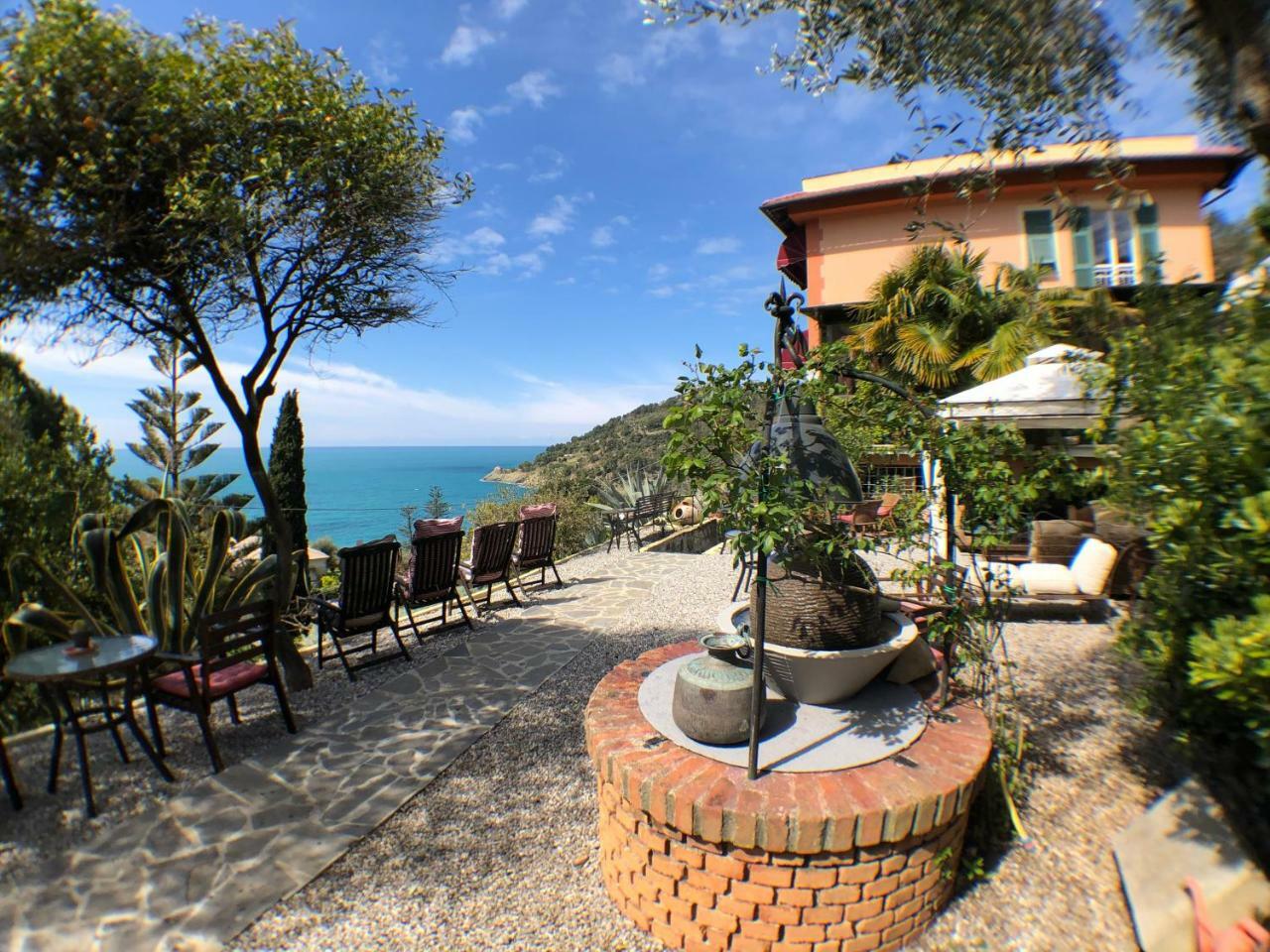 Hotel Villa Belvedere Bonassola Bagian luar foto