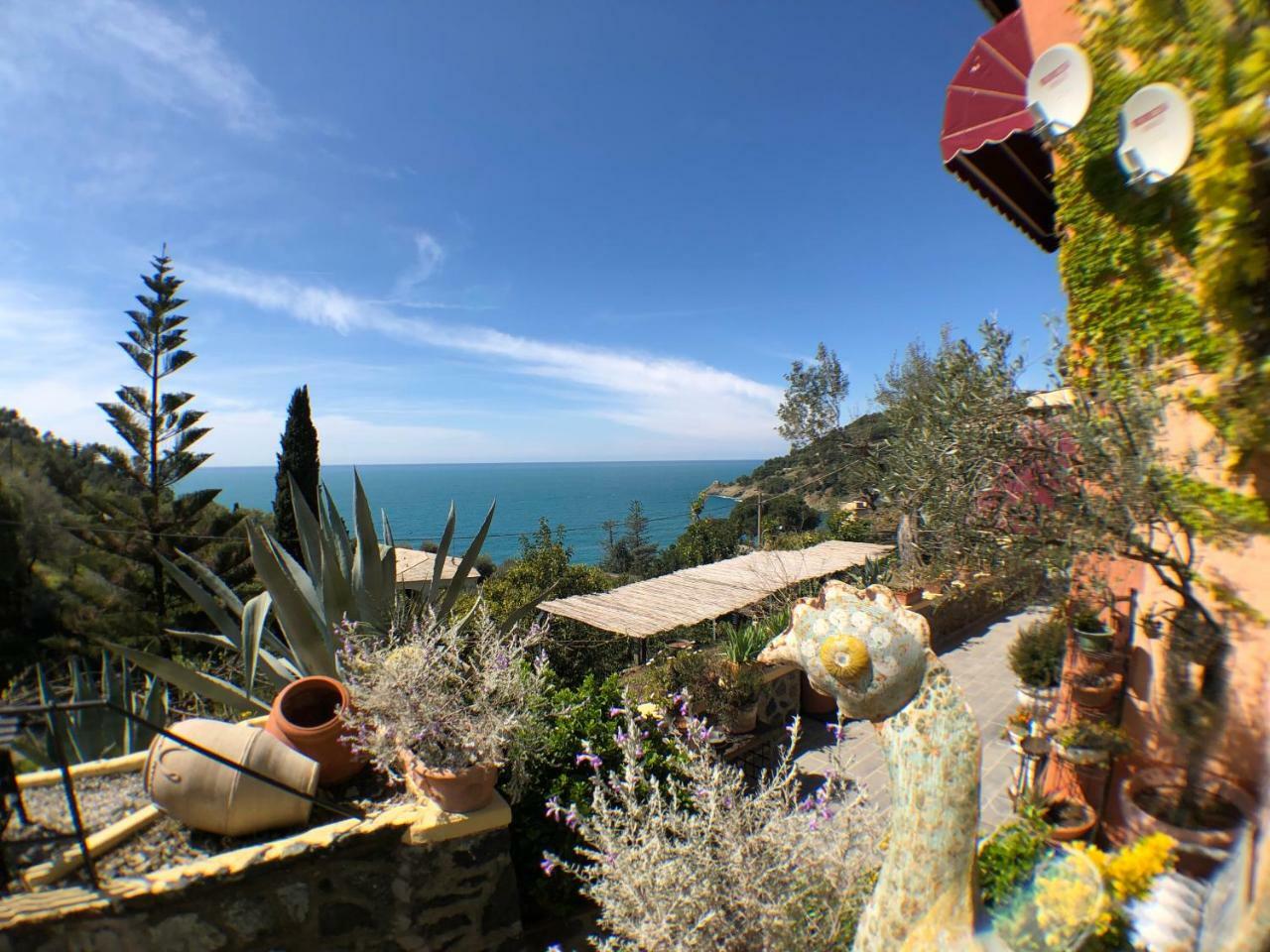 Hotel Villa Belvedere Bonassola Bagian luar foto
