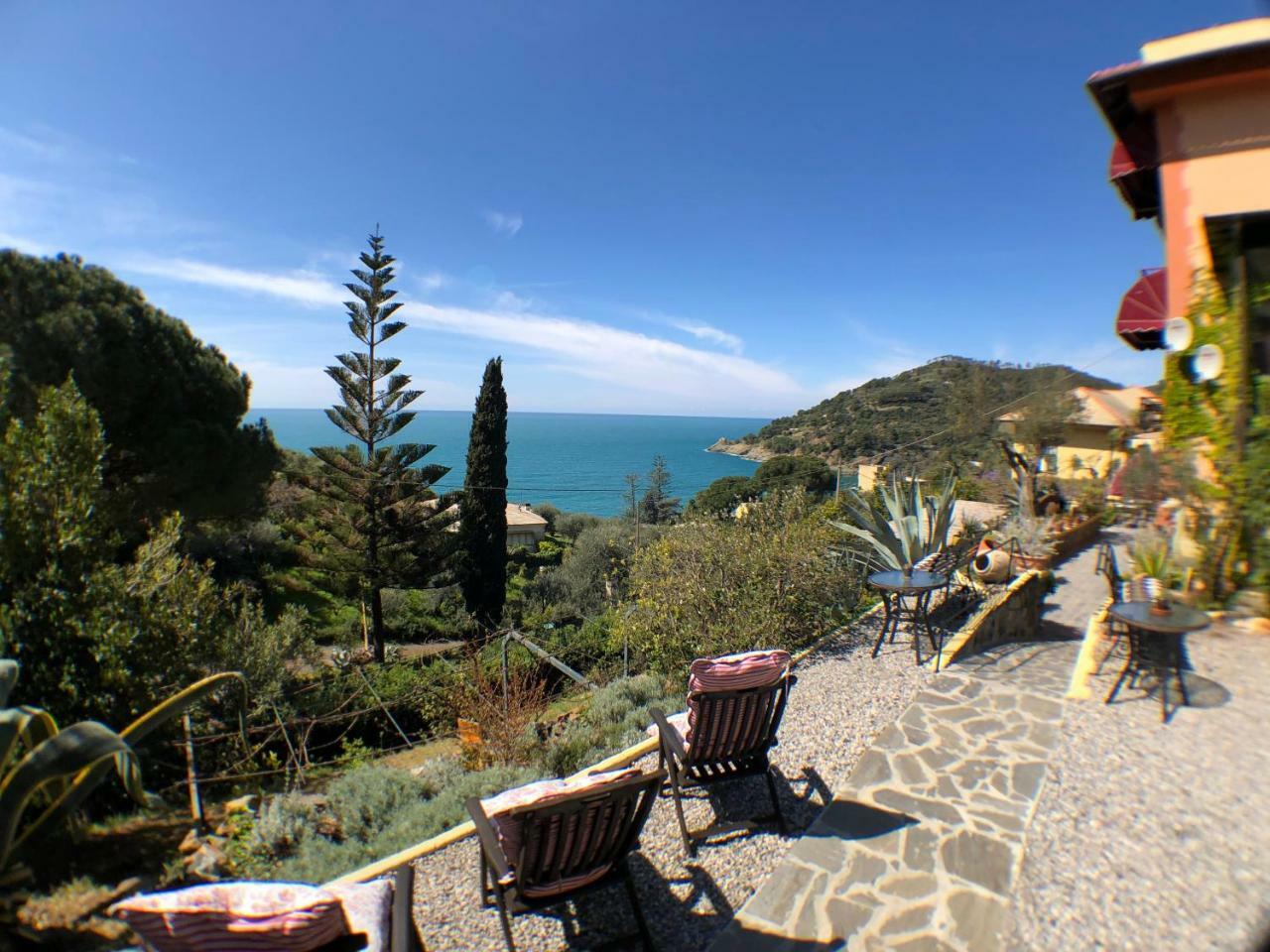 Hotel Villa Belvedere Bonassola Bagian luar foto