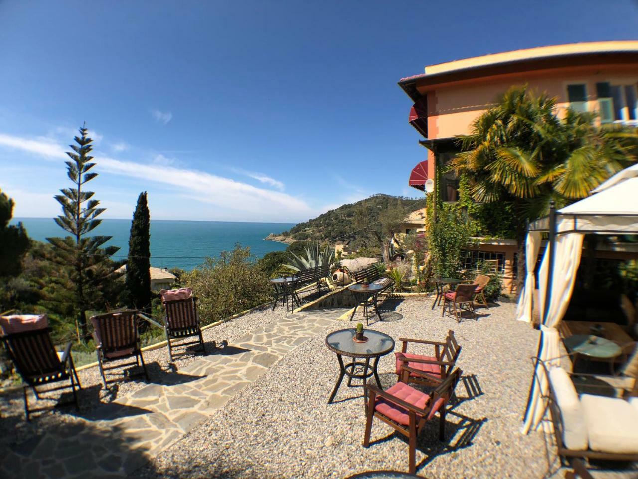 Hotel Villa Belvedere Bonassola Bagian luar foto